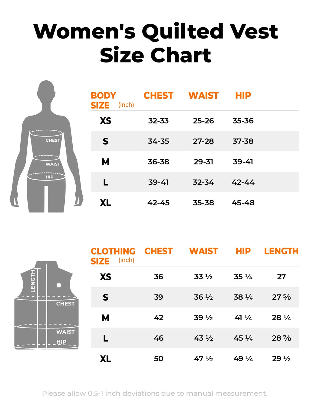 4-Zone Heated Quilted Vest for Women with Battery, Lightweight Heating Vest (Light Grey, M)