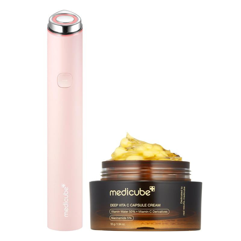 [Medicube] Pocket-Friendly at Home Facial SetㅣK-Beauty Affordable Viral Device in a Petite Size for after Spot & Soothing & Glow Care