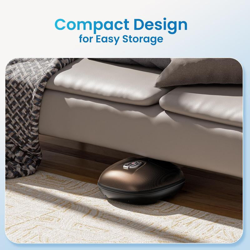 [Livestream Exclusive] RENPHO Electric Shiatsu Foot Massager with Heat & Remote – Deep Kneading for Sizes up to 12, Ideal Gift for Men & Women Christmas Gifts