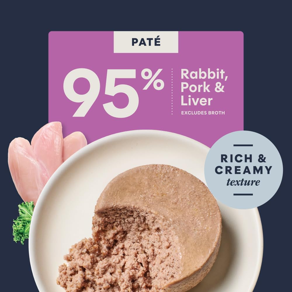 Original Grain Free Real Rabbit Recipe Natural Wet Canned Cat Food by , 5.5 Oz. Cans (Case of 12)