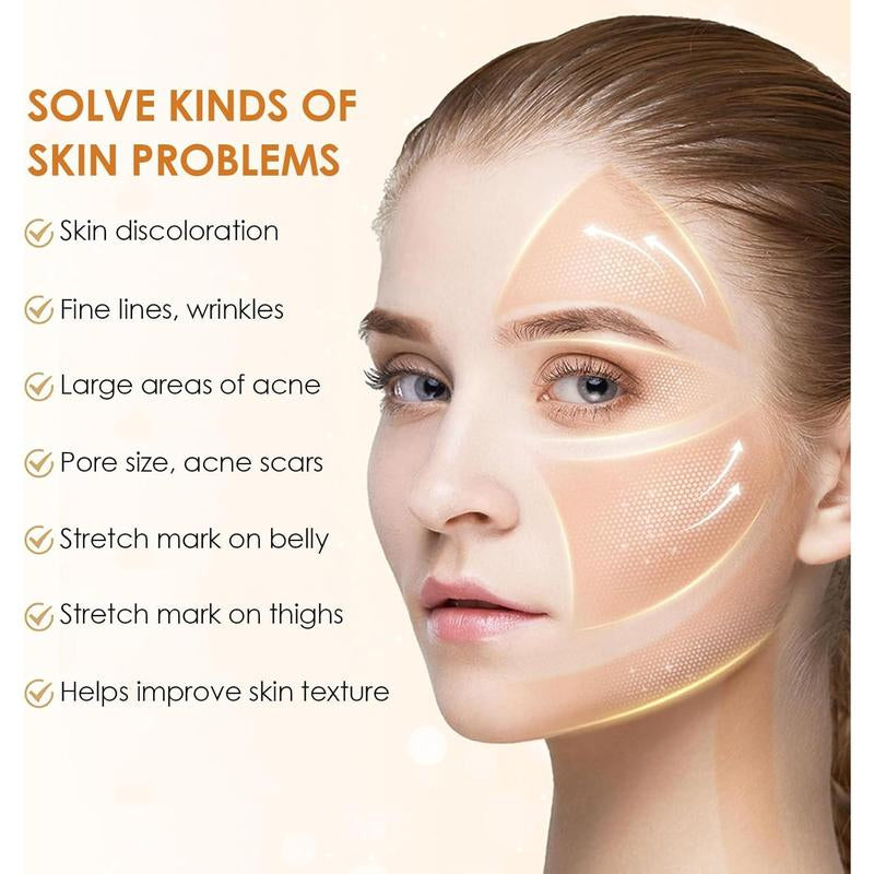 Hydra.Pen H5 Professional Microneedling Pen, Wireless Essence Serum Applicator with EMS Microcurrent & LED Display, Microneedle Machine for Skin Care Wrinkle Reduction Acne Scar Hair Loss Treat, Gold